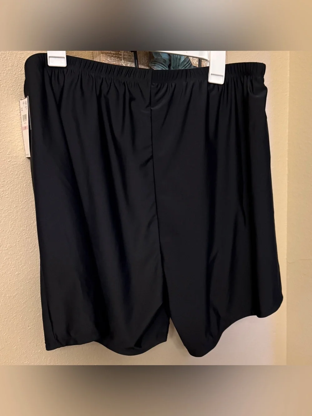 Island Escape Black Swim Shorts - Thigh Minimizer - Womens 22W NWT - Picture 5 of 12